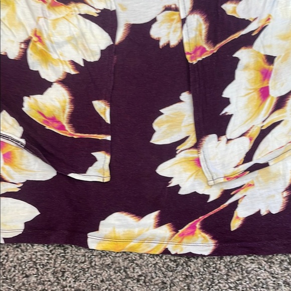 Juicy Couture Floral Flowy Tank Top - Purple and Cream - Picture 10 of 10